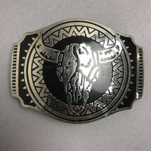 Load image into Gallery viewer, Vintage Colt Revolver The World's Right Arm Solid Brass Western Belt Buckle (3x4)
