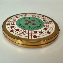 Load image into Gallery viewer, Vintage Elgin American Enamel Compact "Pretty is as Pretty Does" As-Is (3")
