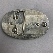 Load image into Gallery viewer, Vintage USA Morgan Dollar Western Silverplate Belt Buckle 2.5x3)

