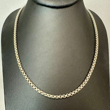 Load image into Gallery viewer, Sterling Rounded Box Chain (18")
