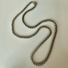 Load image into Gallery viewer, Sterling Rounded Box Chain (18")
