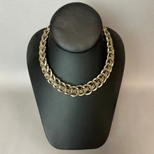 Load image into Gallery viewer, Vintage Goldtone Overlapping Circles Chunky Chain Necklace (15")
