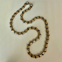 Load image into Gallery viewer, Vintage Gold Filled Trianglular Link Chain Necklace (17")
