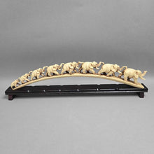 Load image into Gallery viewer, March of the Elephants - Elephants on Bridge Figurine (5.5x20.5x2) (As-Is - Front Trunk Repaired)

