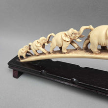 Load image into Gallery viewer, March of the Elephants - Elephants on Bridge Figurine (5.5x20.5x2) (As-Is - Front Trunk Repaired)

