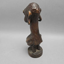 Load image into Gallery viewer, Hand-Carved Makonde-Style Caribbean/African Folk Art Figurine (7.5")
