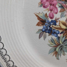 Load image into Gallery viewer, Triumph Limoges Floral Plate Aluminum Farberware Server (21x16)
