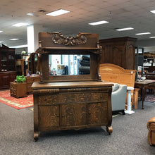 Load image into Gallery viewer, Antique Victorian Buffet w/Mirror (80x60x24)
