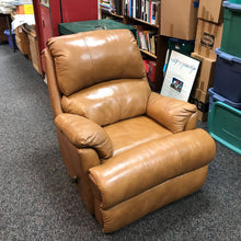 Load image into Gallery viewer, Brown Faux Leather Recliner (40x42x41)
