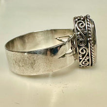Load image into Gallery viewer, Sterling Garnet Ring sz 8
