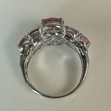Load image into Gallery viewer, Sterling Pink Topaz Ring sz 6
