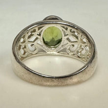 Load image into Gallery viewer, Sterling Peridot Ring sz 7
