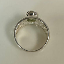 Load image into Gallery viewer, Sterling Peridot Ring sz 7
