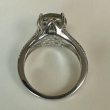 Load image into Gallery viewer, Sterling Aquamarine Ring sz 7

