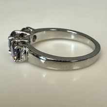 Load image into Gallery viewer, Sterling Mystic Topaz Ring sz 8
