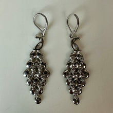Load image into Gallery viewer, Sterling Peridot Peacock Earrings (2.5")

