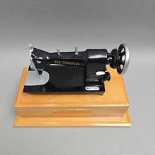 Load image into Gallery viewer, Commemorative Bernina 105 Sewing Machine 75th Anniversary Music Box (6x8.5x4.5)
