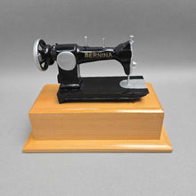 Load image into Gallery viewer, Commemorative Bernina 105 Sewing Machine 75th Anniversary Music Box (6x8.5x4.5)
