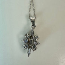 Load image into Gallery viewer, Sterling Tanzanite Pendant on 20" Chain (1")
