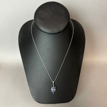 Load image into Gallery viewer, Sterling Tanzanite Pendant on 20" Chain (1")
