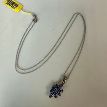 Load image into Gallery viewer, Sterling Tanzanite Pendant on 20" Chain (1")
