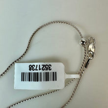 Load image into Gallery viewer, Sterling Blue Topaz Moonstone Cross Pendant on 24" Adjustable Length Chain (2")
