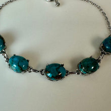 Load image into Gallery viewer, Sterling Turquoise Toggle Bracelet (7.5")
