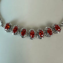 Load image into Gallery viewer, Sterling Mexican Fire Opal Adjustable Slide Bracelet
