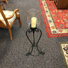 Load image into Gallery viewer, Black Metal Candle Stand (40" Tall)
