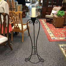 Load image into Gallery viewer, Black Metal Candle Stand (50" Tall)
