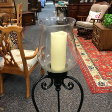 Load image into Gallery viewer, Black Metal Candle Stand (50" Tall)
