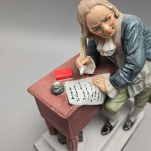 Load image into Gallery viewer, Gorham / Norman Rockwell Figurine - Benjamin Franklin; "Independence" (7x5.25x3.5) (As-Is)
