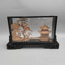 Load image into Gallery viewer, Chinese Carved Cork Shadow Box (~6.25x10x2.25)
