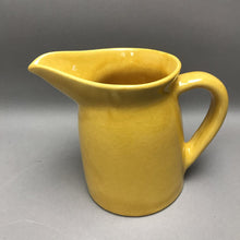 Load image into Gallery viewer, Los Angeles Potteries Yellow Mushroom Pitcher (7")
