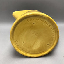 Load image into Gallery viewer, Los Angeles Potteries Yellow Mushroom Pitcher (7")
