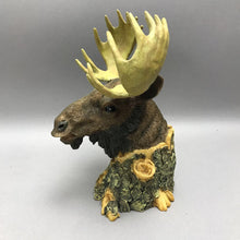 Load image into Gallery viewer, Resin Moose Head Figurine (7.5x5x5)
