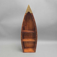 Load image into Gallery viewer, Wooden Boat Wall Shelf (15x5x2.25)
