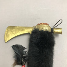 Load image into Gallery viewer, Decorative Native American Style Ceremonial Tomahawk with Fur and Feathers (18")
