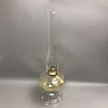 Load image into Gallery viewer, Vintage Kerosene Oil Lamp Clear With Burner And Tall Chimney (24")
