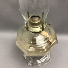 Load image into Gallery viewer, Vintage Kerosene Oil Lamp Clear With Burner And Tall Chimney (24")

