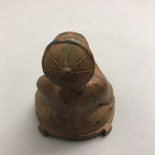 Load image into Gallery viewer, Antique Japanese Bronze Asian Man Figural Incense Burner 19th Century Japan (4.5")
