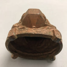 Load image into Gallery viewer, Antique Japanese Bronze Asian Man Figural Incense Burner 19th Century Japan (4.5")
