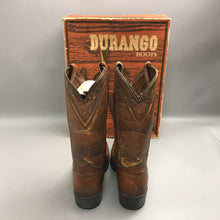 Load image into Gallery viewer, Durango Cowboy Boots Mens Brown Leather Distressed Western Pull On (9)
