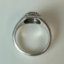 Load image into Gallery viewer, Vintage OTHS Sterling Ruby Class Ring sz 8

