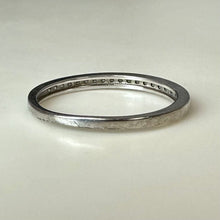 Load image into Gallery viewer, Sterling Pave CZ Stacking Ring As-Is sz 8
