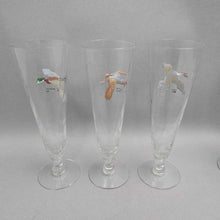 Load image into Gallery viewer, Set of 6 David Maass Duck Pilsner Glasses (~8.75")
