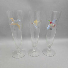 Load image into Gallery viewer, Set of 6 David Maass Duck Pilsner Glasses (~8.75")
