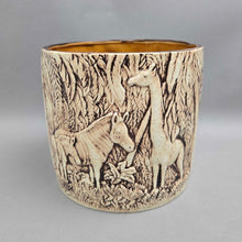Load image into Gallery viewer, Duncan Ceramics Giraffe/Zebra Safari Planter Pot (~6.5x7)
