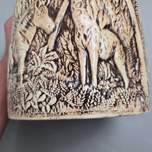 Load image into Gallery viewer, Duncan Ceramics Giraffe/Zebra Safari Planter Pot (~6.5x7)
