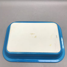 Load image into Gallery viewer, FiestaWare 11X14 Rectangle Turquoise Blue Baking Dish Pan Rare
